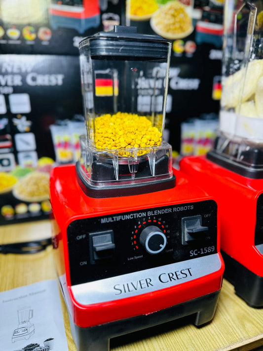 German Lot Imported 2L Powerful silver crest  2-in-1 Blender