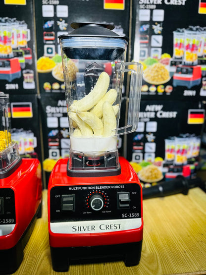 German Lot Imported 2L Powerful silver crest  2-in-1 Blender