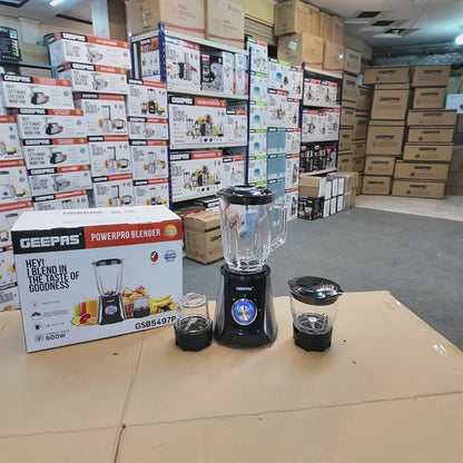 Geepas PowerPro Blender || Original Product + 2-Year Local Warranty